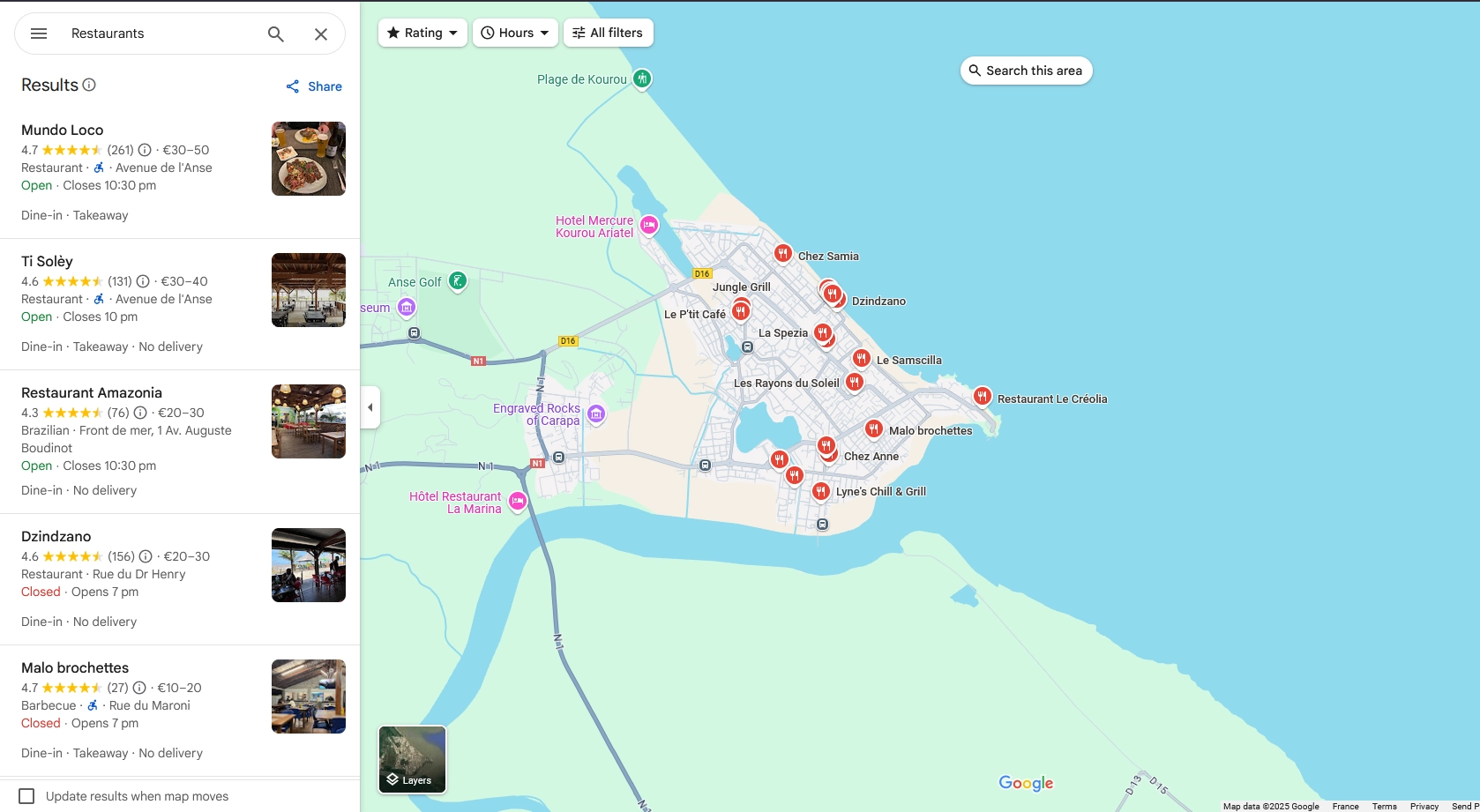 Restaurants Kourou